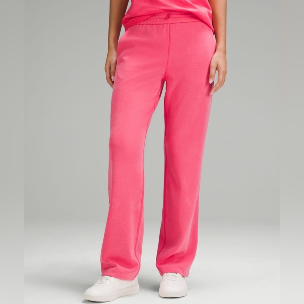 NWT Lululemon Softstreme High Rise Pant, Glaze Pink, Size 12 Retail $128